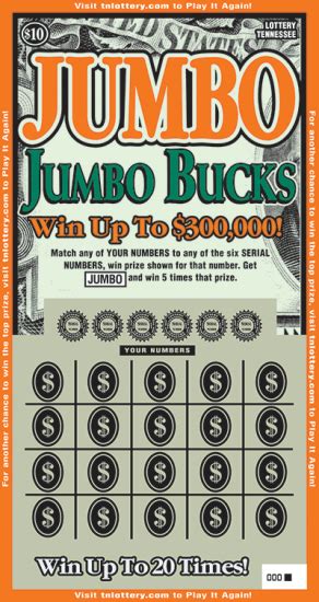 jumbo bucks tennessee|Jumbo Bucks (Tn Lottery) .